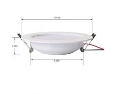 xjled® 5 W LED Plafonnier RGB spot Lights, panneau LED Light Panneau LED Lampes Leuchten Suspension, AC85-265 V Plafonniers, coloré, milieu, design lumineuse LED Spot LED encastrable Ampoule décoratifs pour la maison, RVB 10.00 wattsW 220.00 voltsV