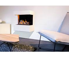 Cheminée électrique rubyfires cheminée elektrofeuer nova mystic fires rF 40 surface en panneau mDF blanc