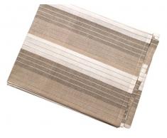 Soleil dOcre 512679 Samantha Jeté de Canapé en Coton Jacquard Ecru 140 x 180 cm