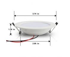 xjled® 5 W LED Plafonnier RGB spot Lights, panneau LED Light Panneau LED Lampes Leuchten Suspension, AC85-265 V Plafonniers, coloré, milieu, design lumineuse LED Spot LED encastrable Ampoule décoratifs pour la maison