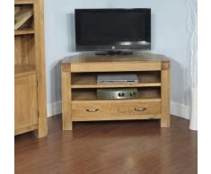 Plaza Armoire Meuble TV d'angle en chêne
