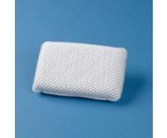 LUXURIOUS TREILLIS OREILLER DE BAIN - BLANC