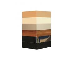 Breckle Lit capitonné de, lit 160 x 200 cm BAXTER Comfort 28 cm Hauteur 3 cm d'épaisseur bündig aspect cuir blanc