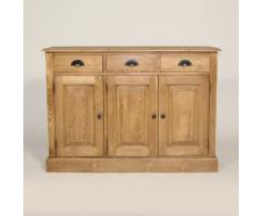 Enfilade 3 Portes 3 Tiroirs Bois Massif | N433-Bois