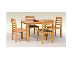 JUSThome Table de salle ? manger Calvin en Bois Aulne(LxlxH): 120/75/75 cm