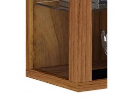 VCM 904116 Vitrosa Mini Vitrine Mural Bois Marron 90 x 59 x 18 cm
