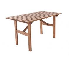 Ambient home Table de jardin/terrasse HANKO Marron 120 x 70 x 69 cm 90063