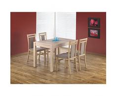 JUSThome Table de salle ? manger extensible Maurycy en Bois Ch?ne (LxlxH): 118÷158/75/76 cm