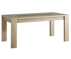 Parisot 0192TARE Table de salle à manger - Mathis Table Repas Mel Ch Brut Bois