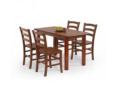 JUSThome Table de salle ? manger Dinner 115 en Bois Cerisier (LxlxH): 115/68/74 cm