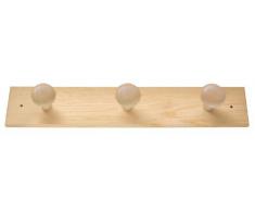 Valdomo 133/18 Porte-Manteau Mural en Bois Naturel-39 X 6 X 6,8 cm