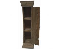 Colonne Sellette Etagère Haute Colonne en Bois 80 cm