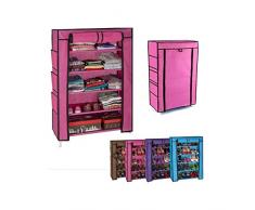 ProBache - Armoire étagère Chaussures Rangement Bleu PM 90x60x30