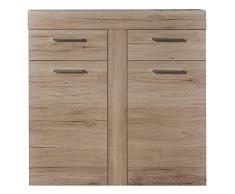 Maisonnerie 1308-867-90 Armoire Commode à Chaussures Chêne de San Remo LxHxP 90x38x92 cm