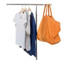 Basics matériel élégant Commercial Grade Vêtements Tringle à vêtements, extensible à suspendre Rack, Chrome