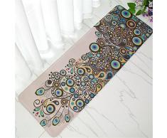 zyurong Paillasson antidérapant Tapis de sol en flanelle Cuisine Canapé Long Rectangle Tapis 40 x 40 x 120 cm
