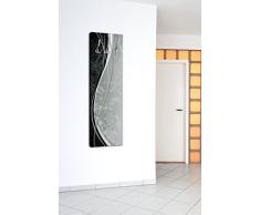 Porte-manteau avec design élégant élan G212 40 x 125 cm Porte-manteau mural Grunge classique noir gris