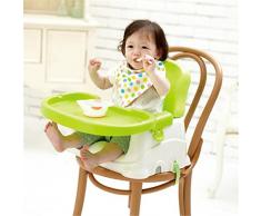 AMYMGLL Enfants CHAISE chaise bébé à manger Table pliante dîner Tables à manger de chaises pour enfants siège de la chaise PP sécurité protection de l'environnement portable en plastique approprié pour plus de 3 mois de