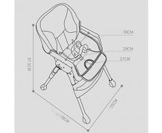 Chaise bébé Chaise multifonction pour bébés Chaise pliante Enfants Table à manger et chaises Sièges mobiles ( Couleur : Marron )