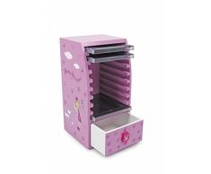 Jouetprive-Armoire en bois pour CD Beauty Princesse Elsa