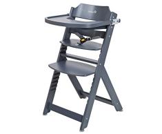 Safety 1st Chaise haute "Timba" Bois Anthracite Chaise haute pour bébé enfants
