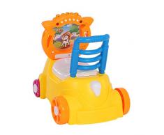 Goolsky 3 en 1 Bébé Unisexe Poilette pot Pony Music Trotteur Trolley pour Enfants Bébé