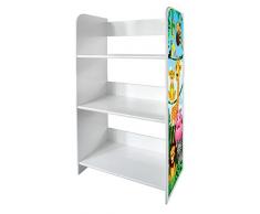 Étagère de rangement pour enfant dessin animaux de la jungle - Bibliothèque - décoration