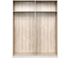 CS Schmalmöbel 75.567.147/40 Armoire à portes coulissantes Bois Sanremo Clair 42 x 120 x 193 cm
