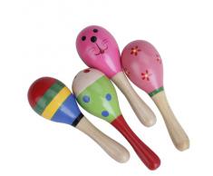 Un Maraca en bois Instrument de musique Jouet pour enfants
