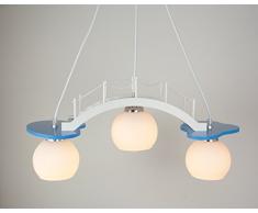 Hipkid lampe pour chambre d'enfant multicolore himmelsbrücke dLB997 hK-plafonnier