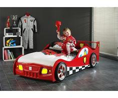 Smartbed - Lit Enfant Voiture Monza Sc865B - Sc865R Smart Bed 90 X 200 Rouge