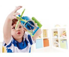 Hape - E5518 - Véhicule Miniature - Modèle Simple - E-hélicoptère