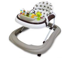 Monsieur Bébé ® Trotteur bébé évolutif musical, pliable et réglable en hauteur - Norme NF EN 1273
