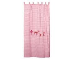 Rideaux enfant cerf rose