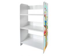 Étagère de rangement pour enfant dessin hiboux - Bibliothèque - décoration