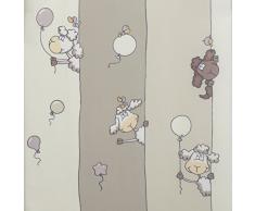 Linder 0206 /20/49806/375FR Rideau Enfant à Oeillets Mouton Beige 135 x 260 cm