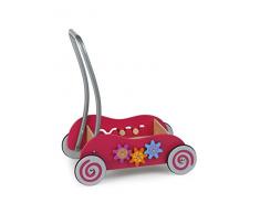 Chariot pousseur bébé rose