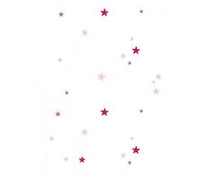Rideau Enfant : Etoiles roses
