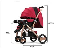 Chariot à chariot bébé peut être assis Chariot bébé Chariot porte-bébé à quatre roues pliant Baby Bb Push Baby Carriage ( Couleur : A5 )