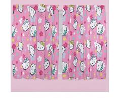Hello Kitty Motif fleurs 66 x 54 mm pour rideaux