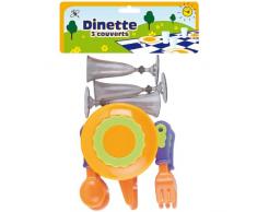 WDK PARTNER - A1200051 - Jeux dimitation - Dinette 3 couverts
