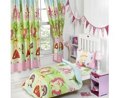 Jolie princesse et licorne Rideaux 72s Tirant
