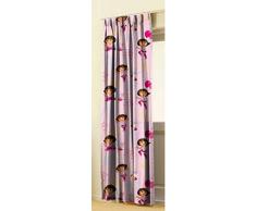 Nickelodeon Dora l'exploratrice pour enfant Princesse Chambre Polyester Paire de rideaux occultant 140 x 260 cm filles lavable en machine