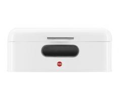 Hailo 0833-630 Boîte à Pain Rectangulaire Tôle dAcier Blanc