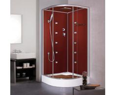 So Bath PAM-L-80BOR Pamela Cabine de douche hydrothérapie semi circulaire