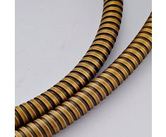 Flexible de douche de rechange rozinsanitary tuyaux en laiton vieilli 1,5 m flexible douchette flexible de douche