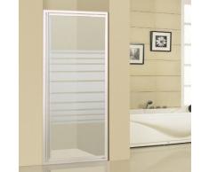 So Bath Tonga80 Cabine de douche sérigraphie/porte pivotante extensible