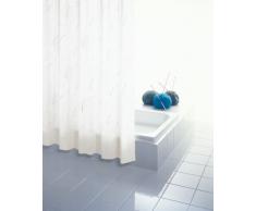 Ridder 323080-350 Mikado Rideau de Douche Plastique Marron 180 x 200 cm + Anneaux Plastique
