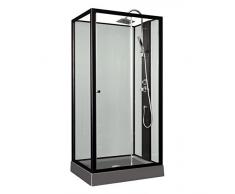 Aqua Plus SACHCABASTOR Astoria 100/80 Cabine de douche non hydro Gris Vert