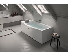 Original Jacuzzi® The Essentials hydromassagewanne 170 x 70 x 60, gauche, d'angle mural et de montage d'installation